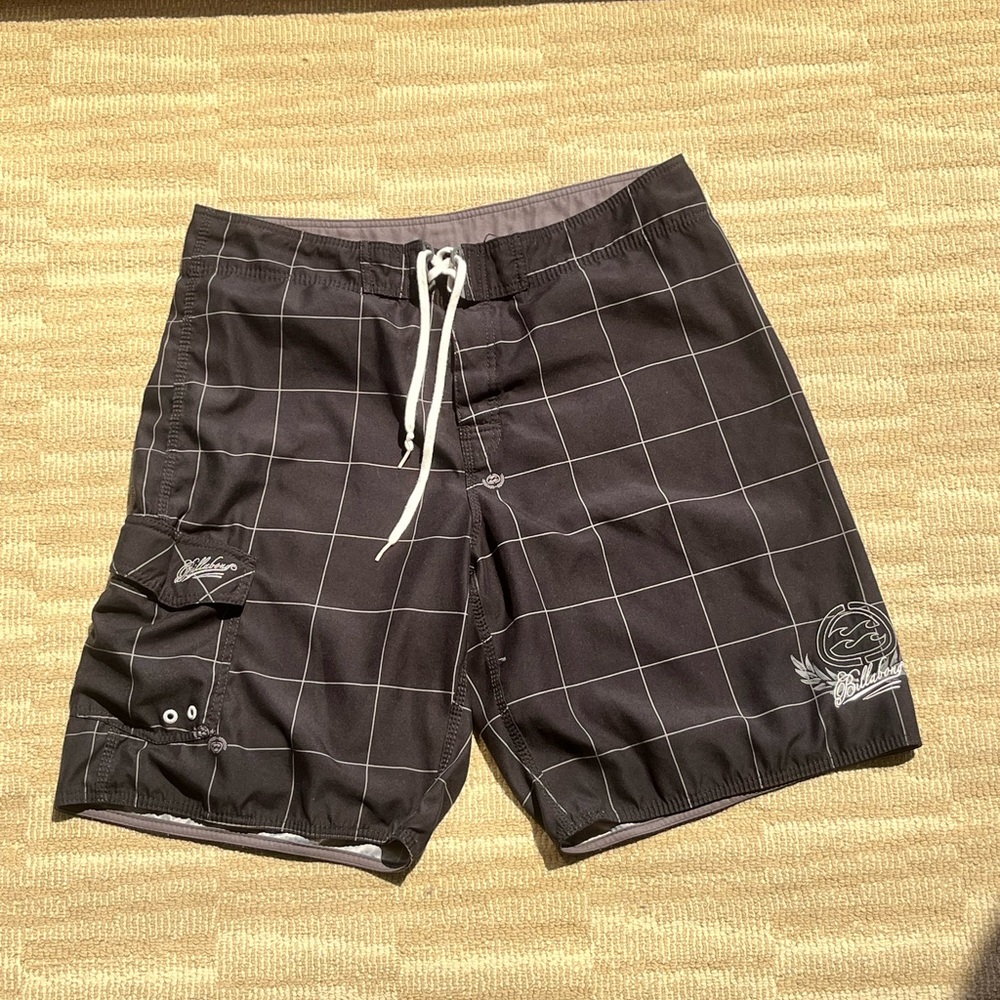 Vintage Board Shorts Black Board Shorts